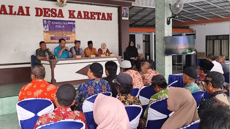 Danramil 0825/18 Purwoharjo Hadiri Rapat Pemeliharaan Ruas Jalan Bersama Dinas PU Bina Marga